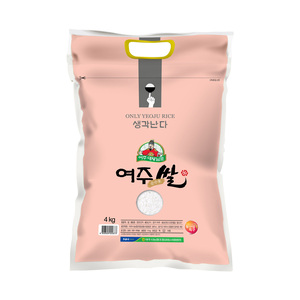 대왕님표 여주쌀 4kg 경기미 단일품종 특등급